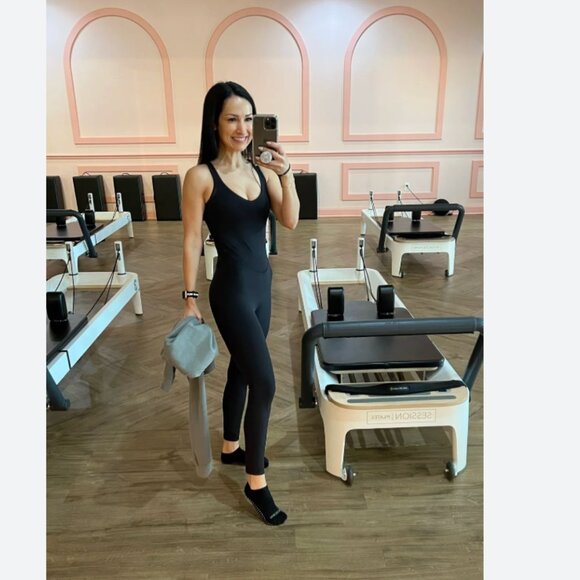 Lululemon Align Bodysuit 25" Black Size 6 - Picture 3 of 9